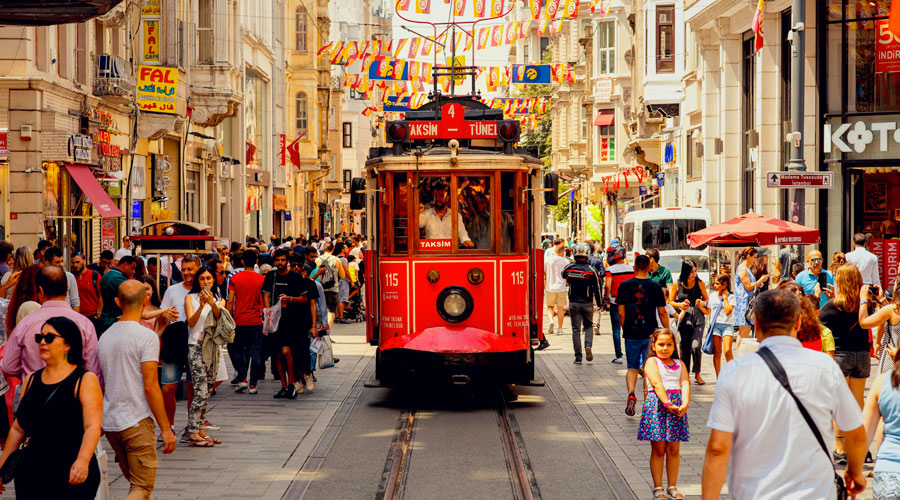 La Avenida Istiklal en Estambul